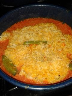 Una foto de Arroz Rojo super sencillo