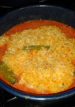 Una foto de Arroz Rojo super sencillo
