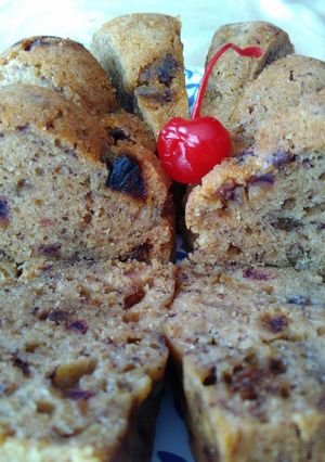 Foto resep Dates Banana Cake Original 