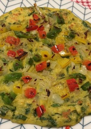 A picture of Corn Chila (Savoury Corn Pancake).