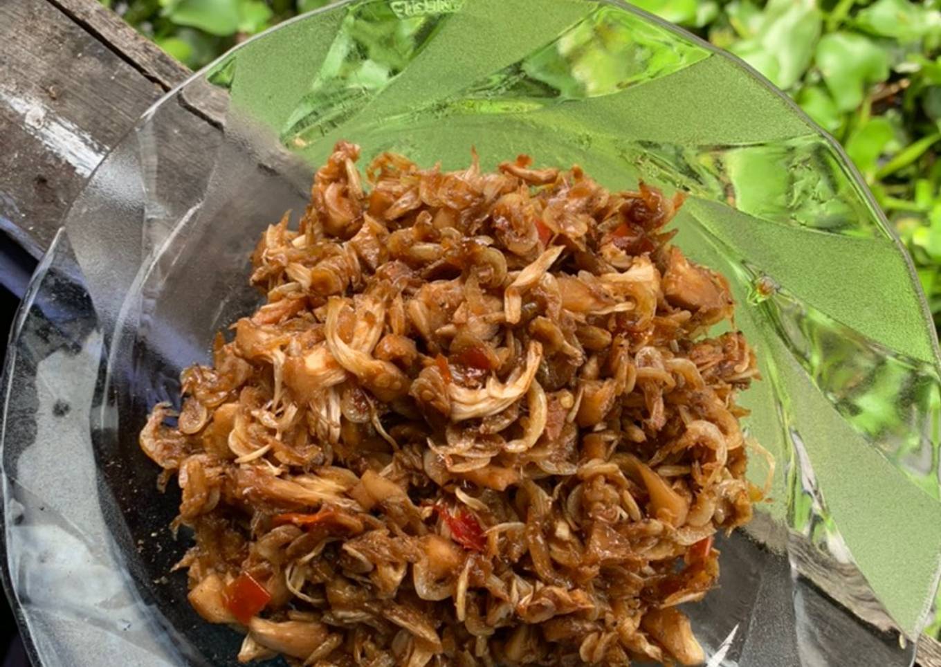 Oseng Kulit Cempedak Udang Papai