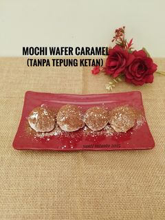 Foto resep Mochi Wafer Caramel (Tanpa Tepung Ketan)