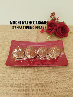 Foto resep Mochi Wafer Caramel (Tanpa Tepung Ketan)