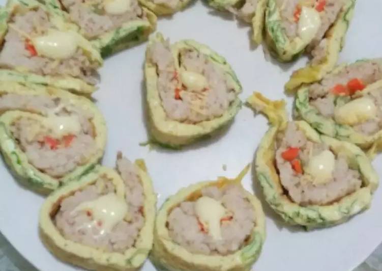 Resep masakan Sushi egg roll | Cara Buat Sushi egg roll Yang Lezat Sekali