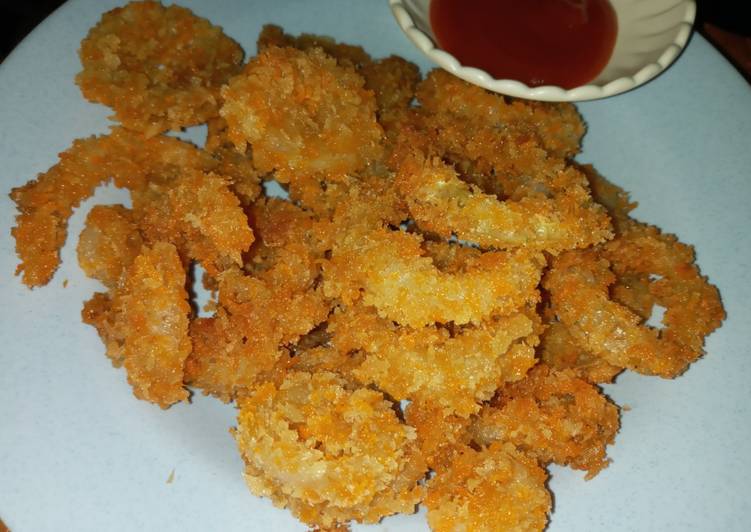 44. Homemade Crispy Onion Ring ala Cafe