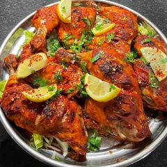 A picture of LAHORI CHICKEN CHARGA BAKED IN OVEN:.