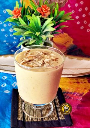A picture of Thandai Kheer With Homemade Instant Thandai Masala.