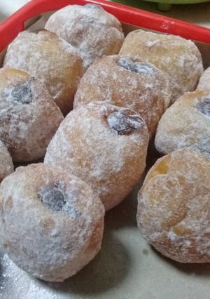 Foto resep Donat bomboloni topping coklat