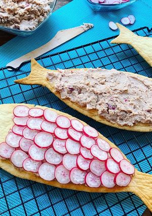 Une photo de ☆Tarte Fine Thon et Radis☆