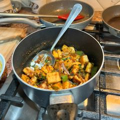 A picture of Chili paneer.