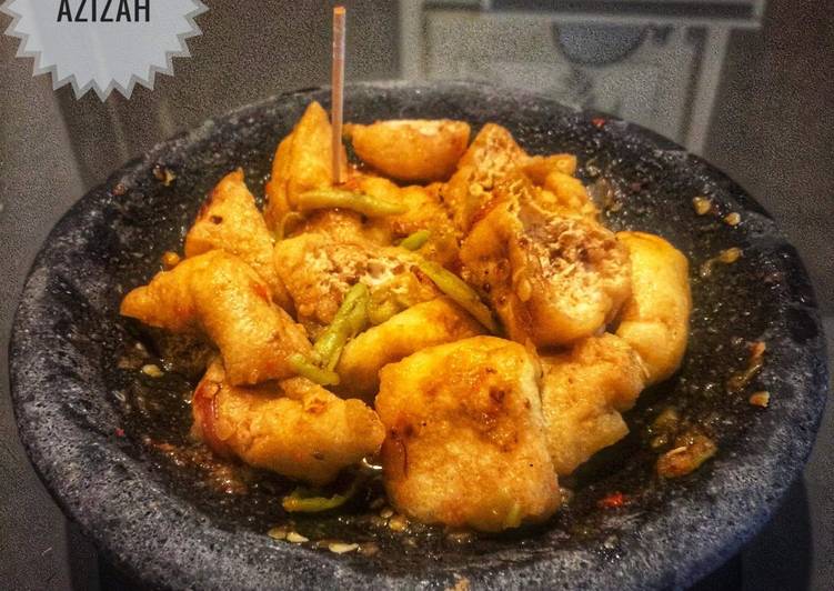 Tahu gejrot simpel enak