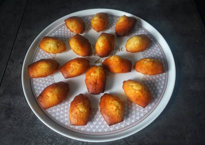 Recette Savoureux Madeleines