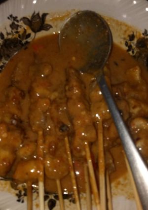 Foto resep Sate kenyal (sate kanji)