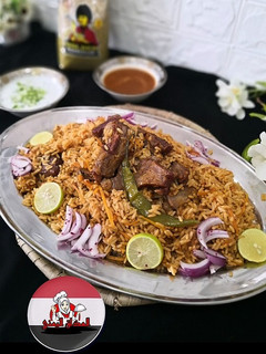 صورة لوصفة وصفة رز بخاري رائع ولذيذ جدا مطبوخ ب رز أمريكي