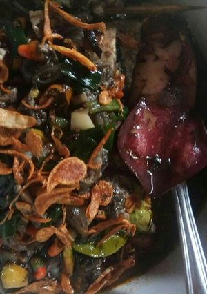Foto resep Cumi tahu kuah hitam
