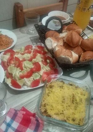 صورة لوصفة غراتان بطاطا و دجاج بنة روعة