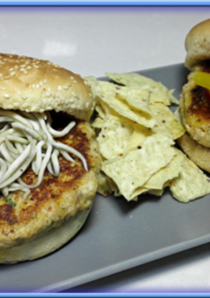 Una foto de Hamburguesas de Gambas y Gulas