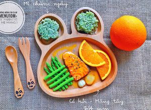 Hình của món Cá Hồi Sốt Cam (Ăn Dặm).