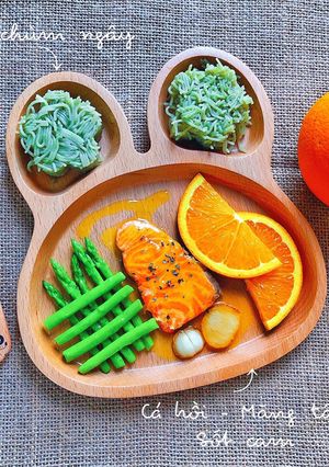 Hình của món Cá Hồi Sốt Cam (Ăn Dặm).