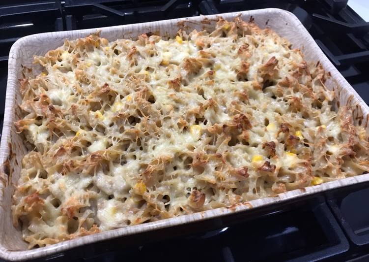 Recipe of Super Quick Homemade Tuna pasta bake