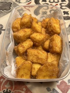 Una foto de Fritos de leche