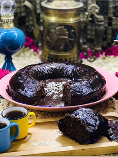 عکسی از دستور کیک شکلاتی