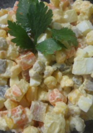 Hình của món Salad Nga.