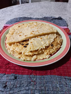 Una foto de Mbeyu típica receta Paraguaya!