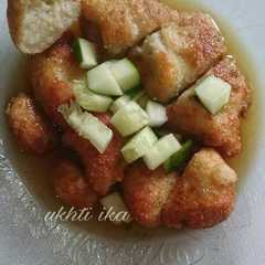 A picture of Mpek Mpek nasi praktis.