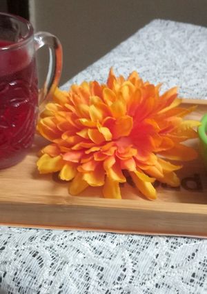 A picture of Pomegranate tea.