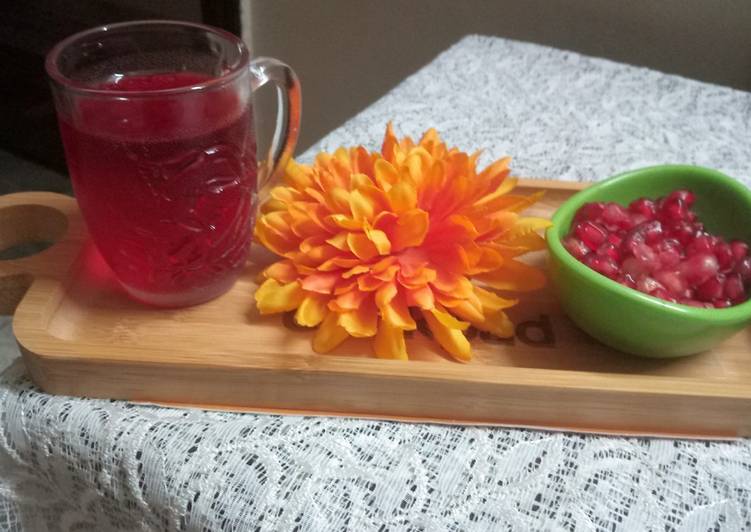 Simple Way to Make Favorite Pomegranate tea