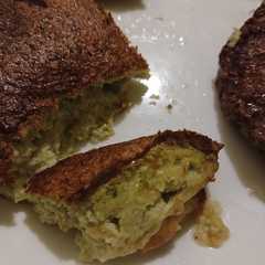 Una foto de Soufflé de brócoli y queso azul