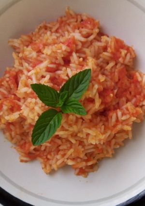 Una foto de Arroz rojo