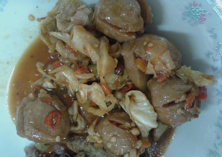 Resep Bakso oseng mercon, Bikin Ngiler