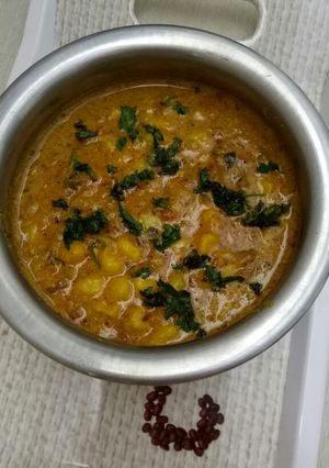 A picture of Sweet corn sabzi.