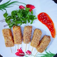A picture of Sesame Paneer.