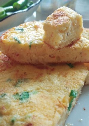 Foto resep Easy Egg 5 : 4 menit Potato Omelette