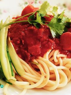 Hình của món Mi ý -Spaghetti.