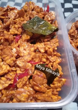 Foto resep Oreg tempe kering pedas manis