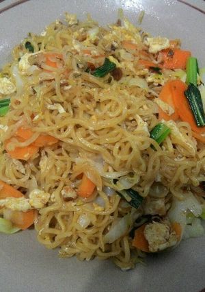 Foto resep Mie rebus goreng sayuran