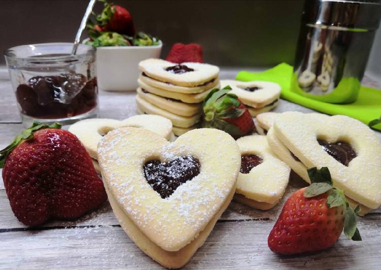 Glutén, tej- és lisztkeverékmentes linzer recept foto