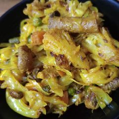 A picture of Mix frozen vegetable without onion garlic.