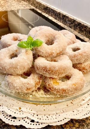 Una foto de Rosquillas “sin gluten” (Gluten-free donuts)