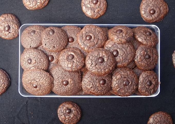 Shiny Crust Brownies Cookie