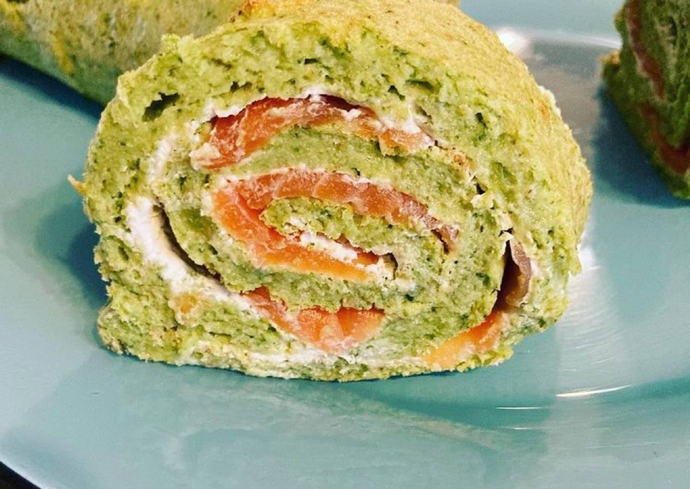 Roulé saumon brocoli