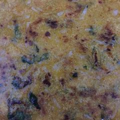 A picture of Makke ki roti.