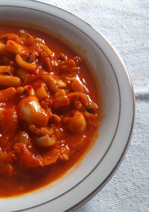 Foto resep Cumi Saus Padang