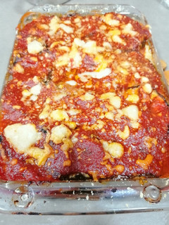 Una foto de Berenjenas a la parmesana