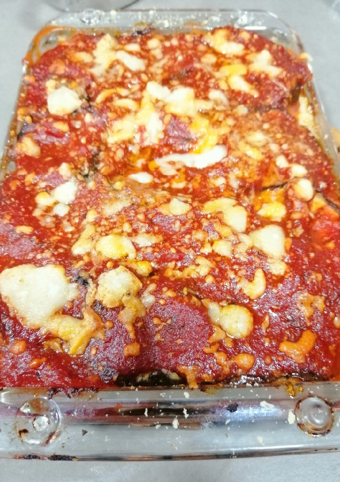 Una foto de Berenjenas a la parmesana