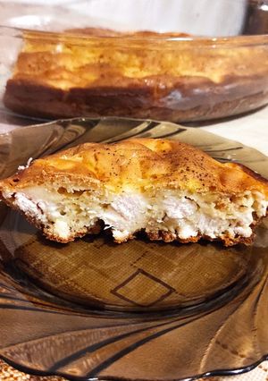 Фото Ленивый пирог с курицей.